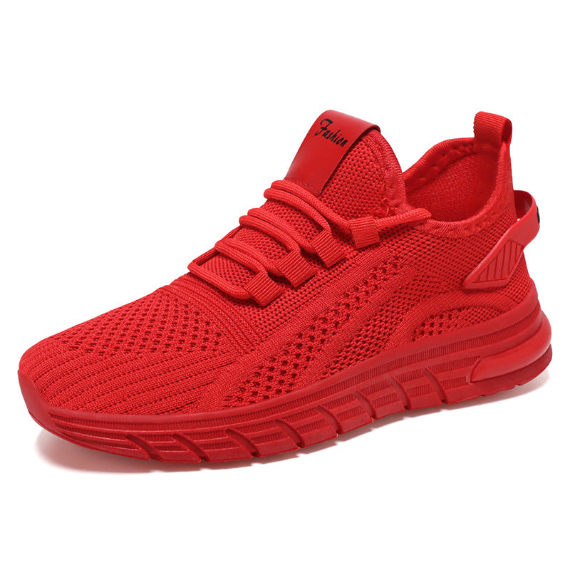 Unisex nan ultralight knit running sneakers with seamless sock upper and shock-absorbing wavy outsole Mune Fashion