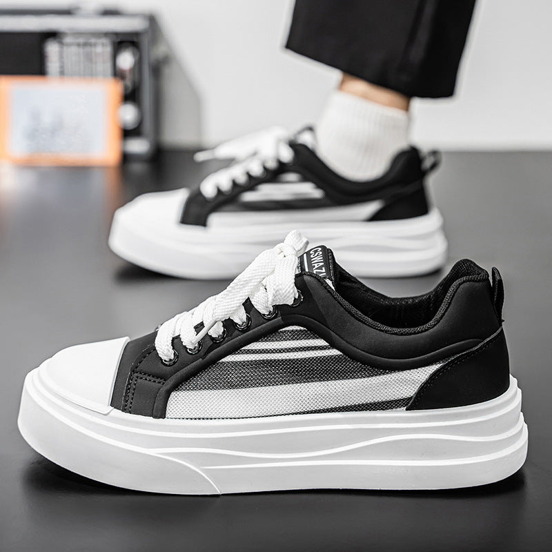 Ladies fashionable platform sneakers with breathable surface structure Mune Fashion