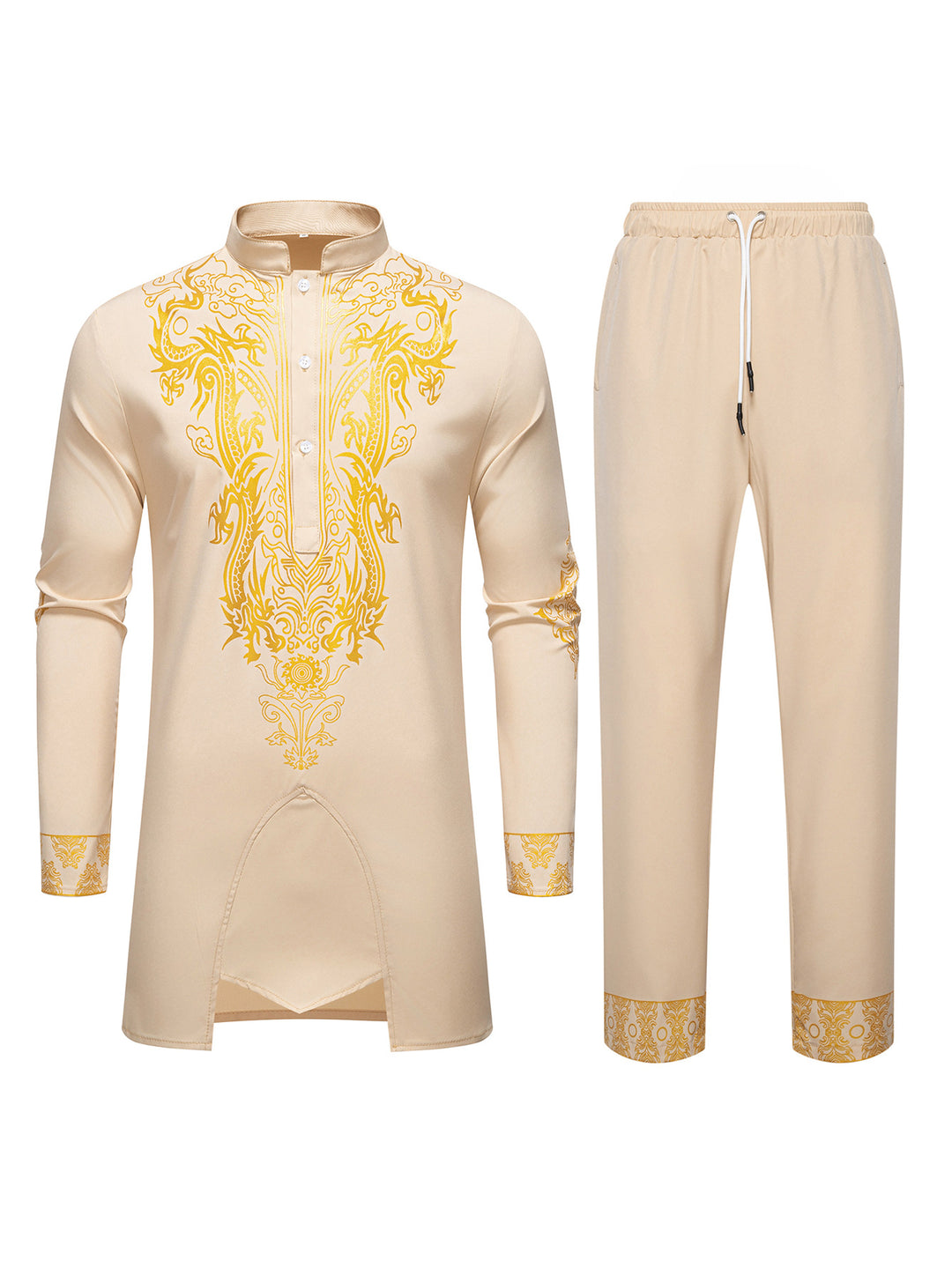 Men's Tunic and Leisure Trousers Set Mune Fashion