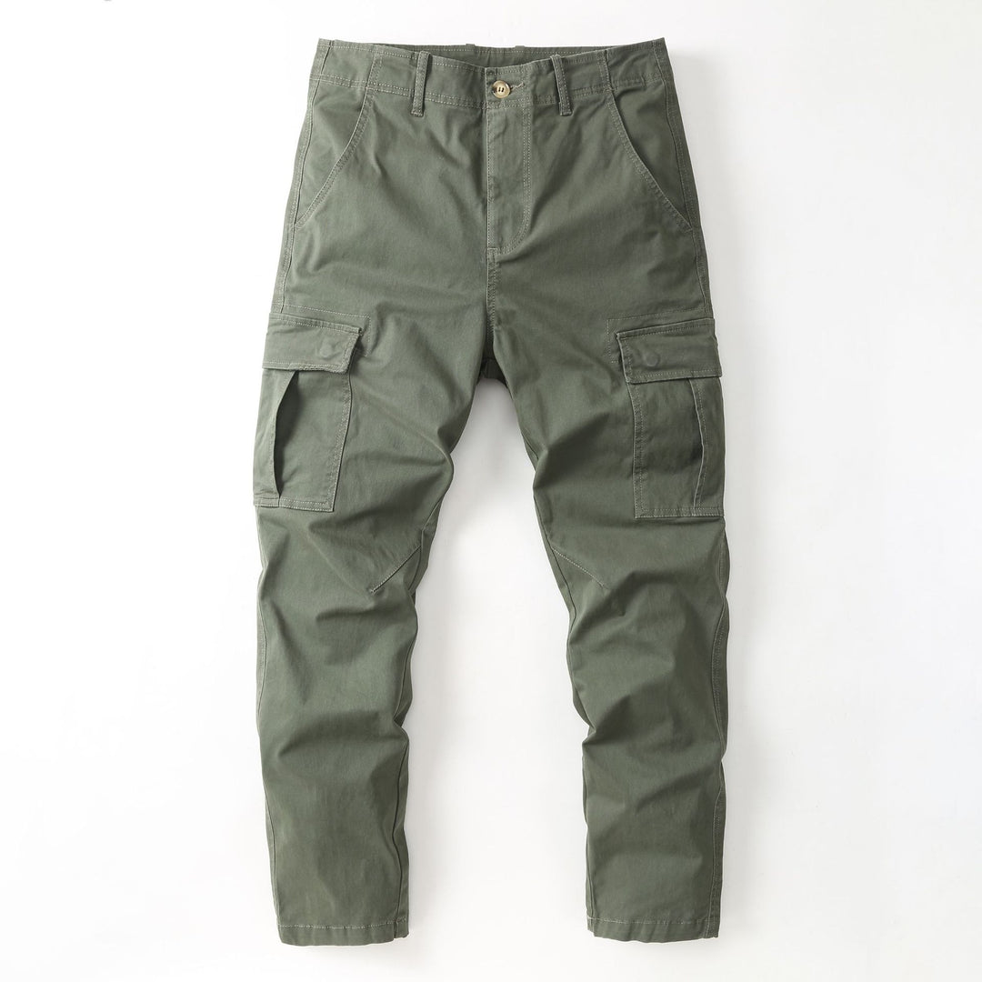 Men's cargo pants with camouflage pattern and multiple utility pockets Mune Fashion