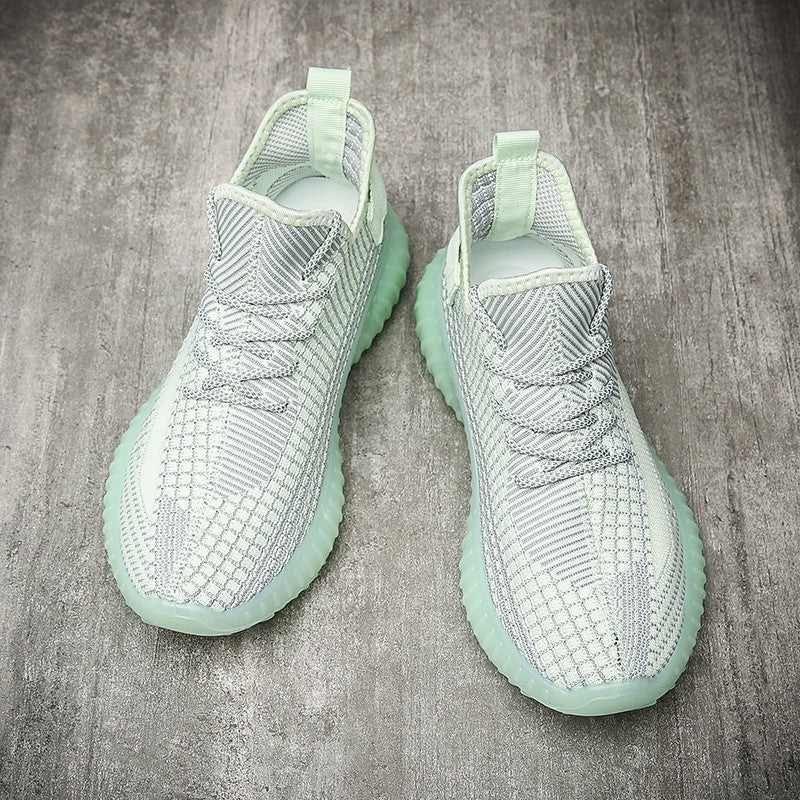 Unisex Knit Sneakers with sock-like shaft and profiled rubber sole Mune Fashion