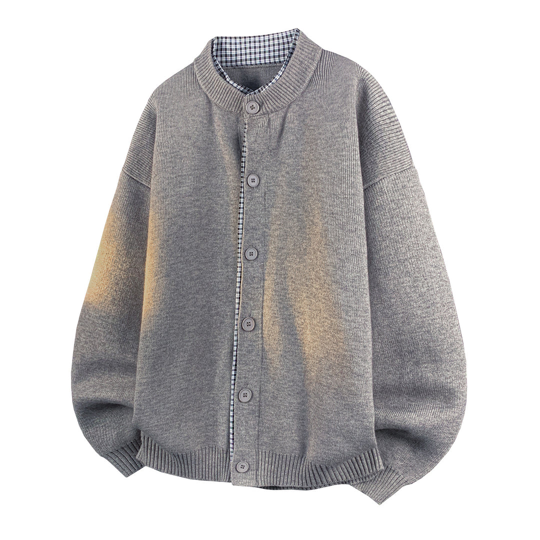Men's Fashionable Cardigan with Button Closure Mune Fashion