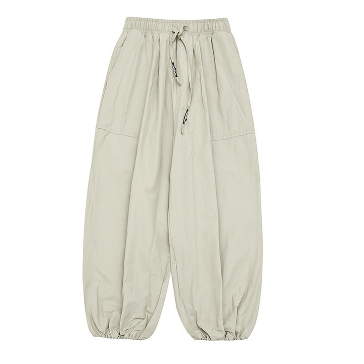 Unisex balloon pants with drawstring, elastic cuffs and relaxed fit Mune Fashion