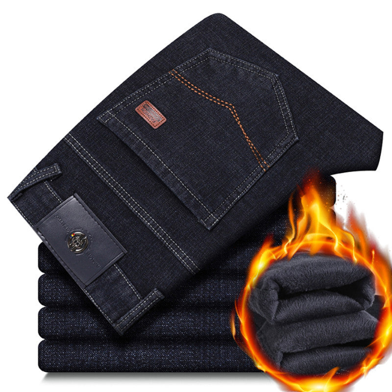 Mune | Men's warm padded jeans pants with classic cut
