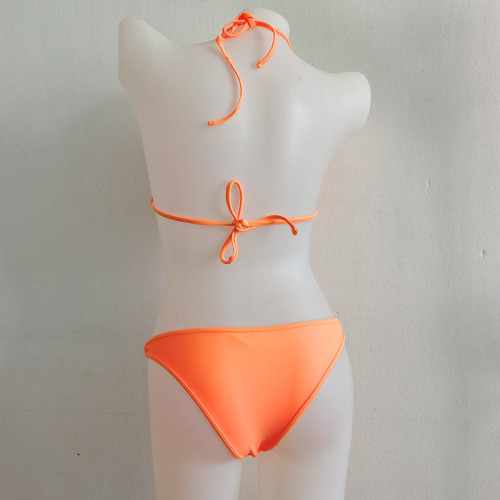 Women's Triangle Bikini with Golden Accents Mune Fashion