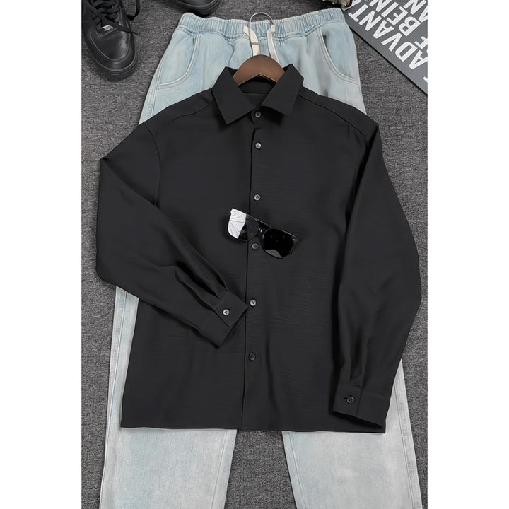 Men's Fashion Long Sleeve Shirt Mune Fashion