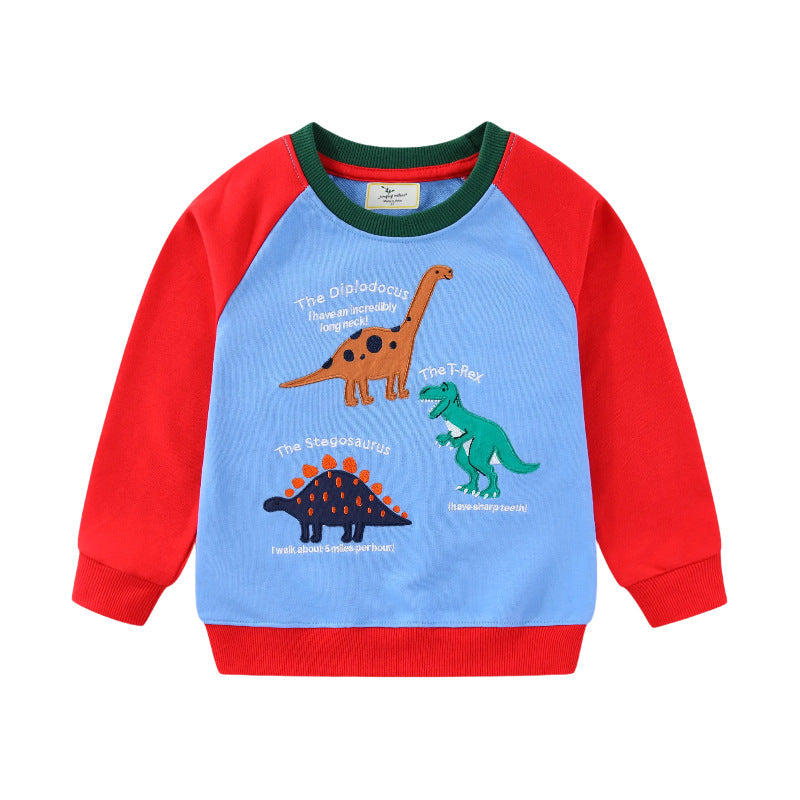 Boys sweatshirt with funny dinosaur design Mune Fashion