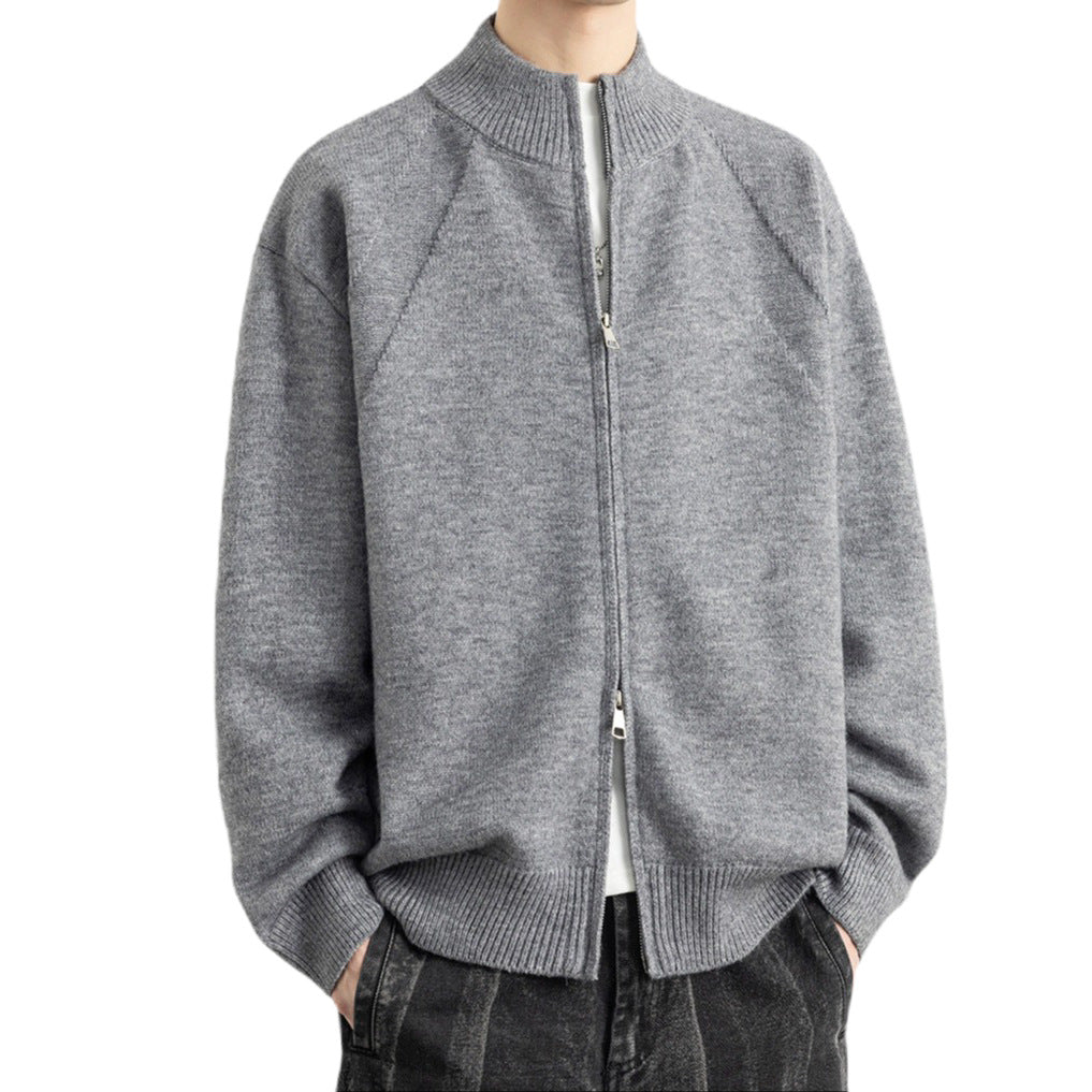 Men's Stylish Zip-Up Cardigan Mune Fashion