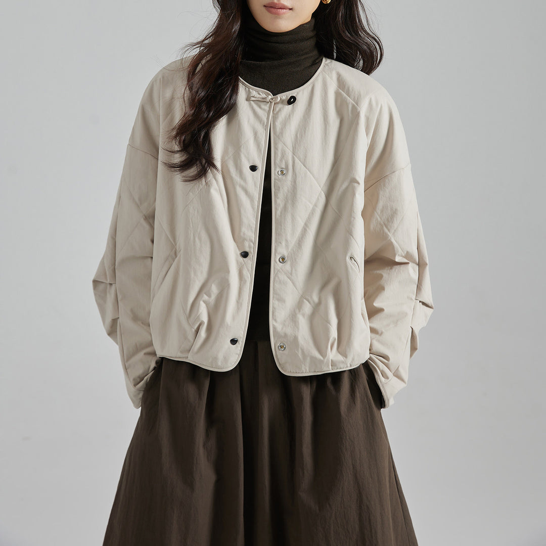 Women’s fashionable transitional jacket with casual cut Mune Fashion