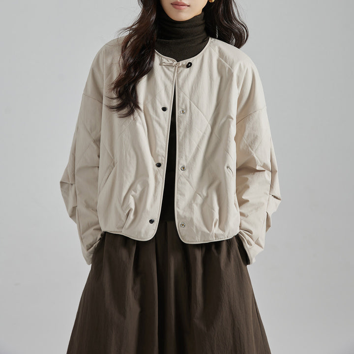 Women’s fashionable transitional jacket with casual cut Mune Fashion