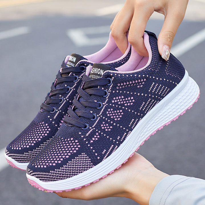 Women's lightweight breathable casual sneakers with viscoelastic comfort sole Mune Fashion