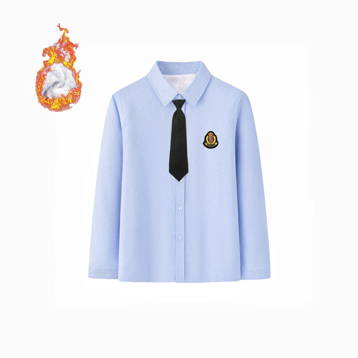 Ladies Elegant Long Sleeve Shirt with Soft Inner Side Mune Fashion