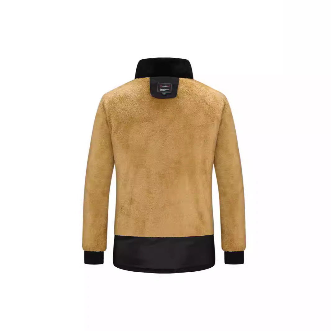 Men's thermo parka with cuddly teddy inner lining and windproof outer shell Mune Fashion