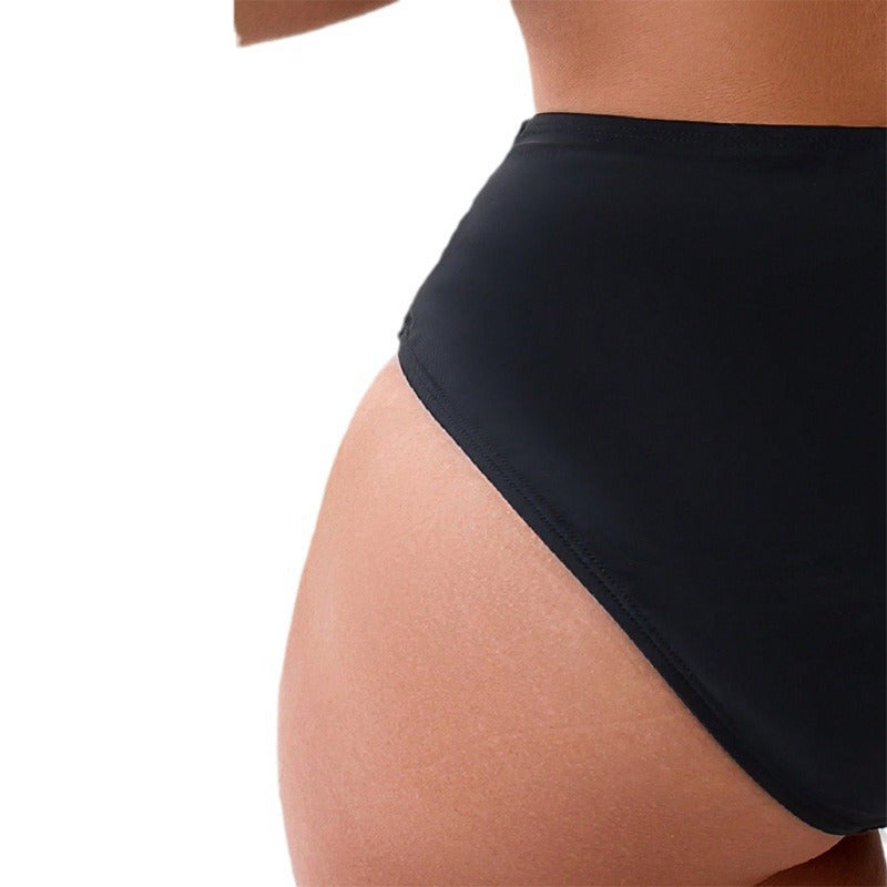 Women's high-waisted bikini bottom with elegant wrap look Mune Fashion