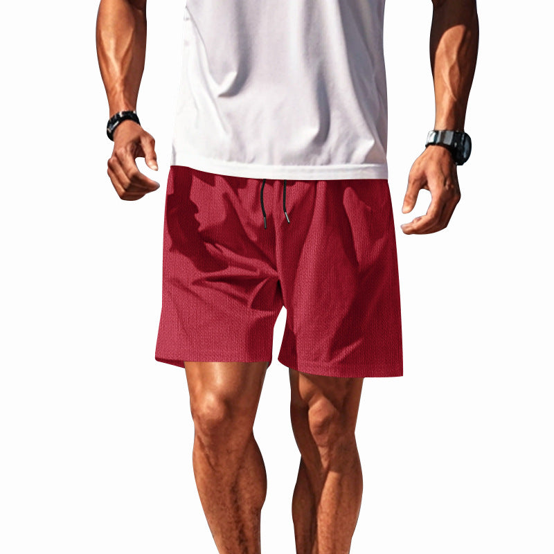 Men's two-layer swim shorts with integrated compression inner shorts and hidden cell phone pocket Mune Fashion