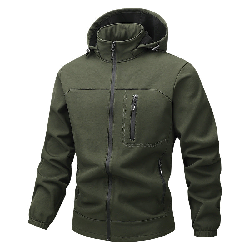 Men's Functional Sports Jacket with Hood and Jogging Pants Mune Fashion