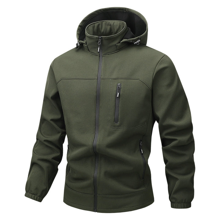 Men's Functional Sports Jacket with Hood and Jogging Pants Mune Fashion