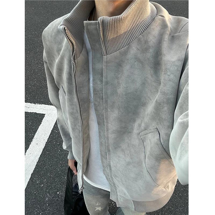 Men's Fashionable Bomber Jacket made of luxurious material Mune Fashion