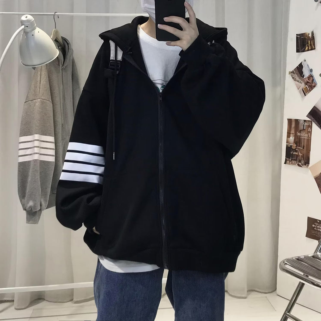 Unisex Comfortable Oversized Hoodie Jacket with Textured Design Mune Fashion