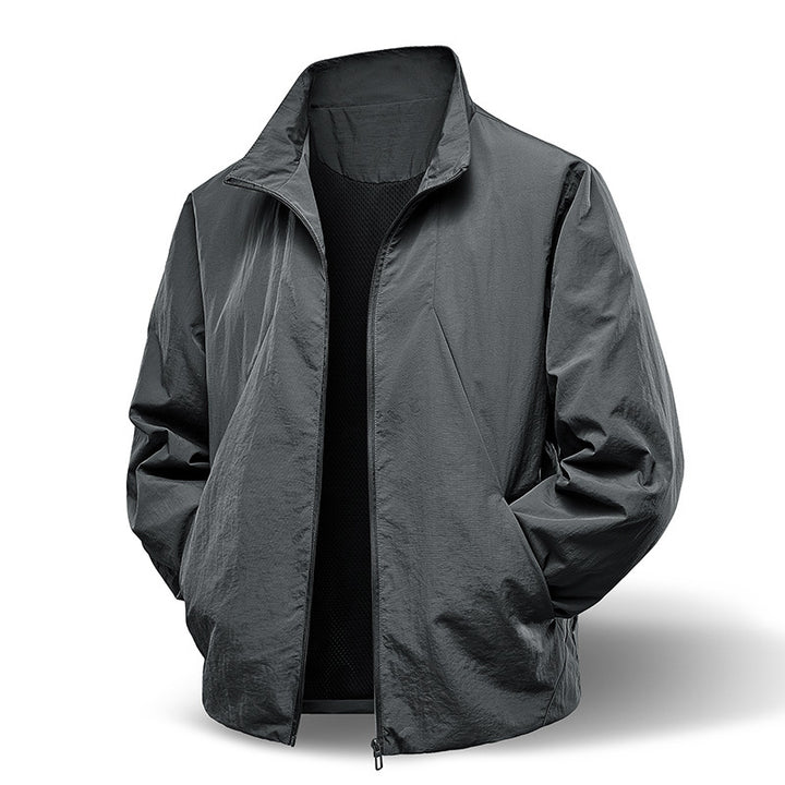 Men's Lightweight Outdoor Jacket with Breathable Material