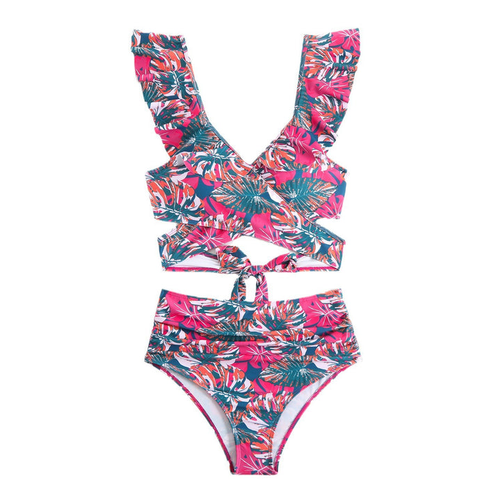 Women's Stylish Wrap Bikini Set with Ruffle Details Mune Fashion