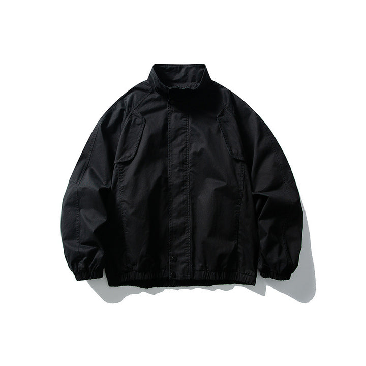 Unisex Boxy-Field Blouson made of lightweight ripstop with concealed zipper placket and elastic hem Mune Fashion