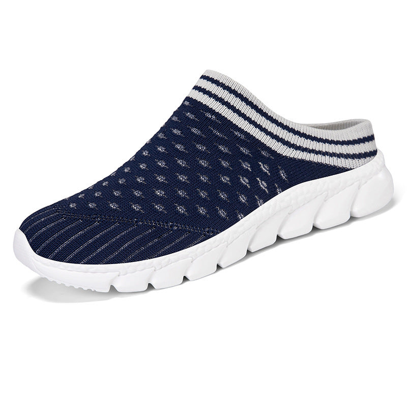 Women's knitted mule with sock-like shaft and cushioned segment outsole Mune Fashion
