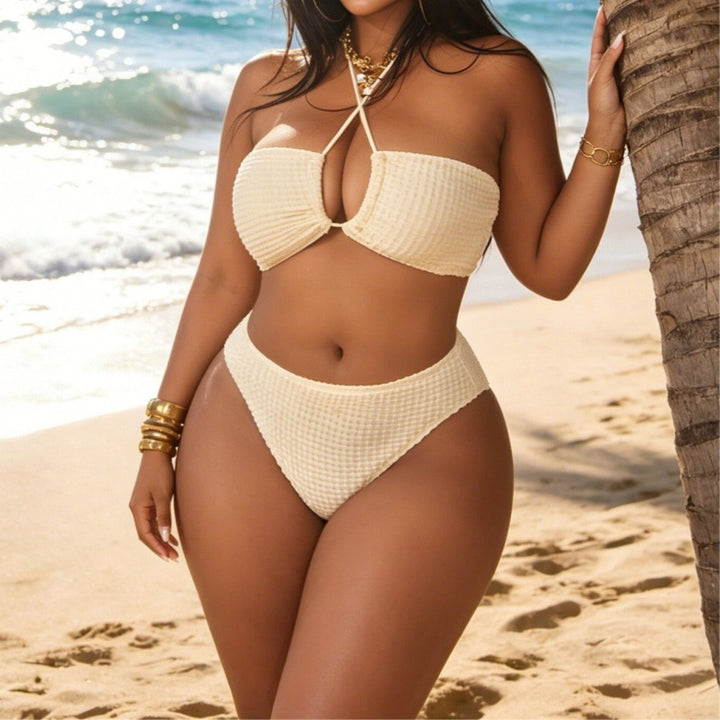 Women's bandeau bikini with asymmetrical skirt Mune Fashion