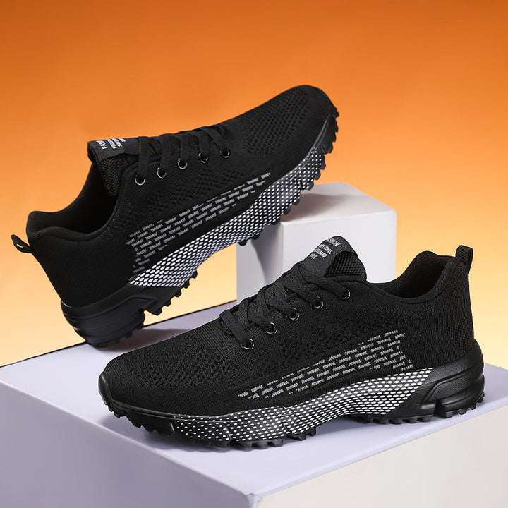 Men's nan lightweight knitted training sneakers with grippy off-road profile sole, padded heel, and shock-absorbing lightweight midsole Mune Fashion