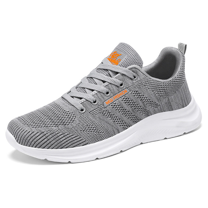 Women nan breathable knit comfort sneakers with padded heel area and flexible lightweight sole Mune Fashion