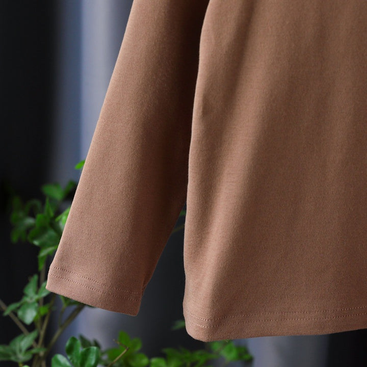 Girls Long Sleeve Shirt with Elegant Stand Collar and Intricate Embroidery Mune Fashion