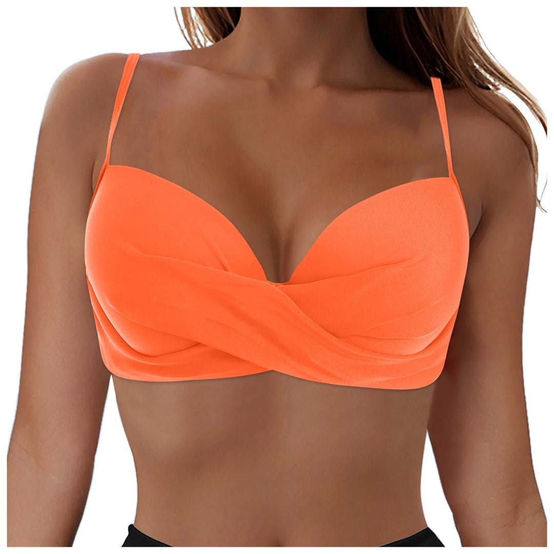 Ladies Elegant Bikini Top with Wrap Design Mune Fashion
