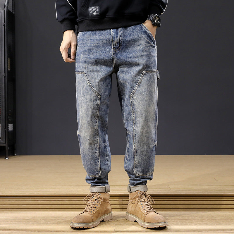 Men's Comfortable Cargo Jeans Mune Fashion