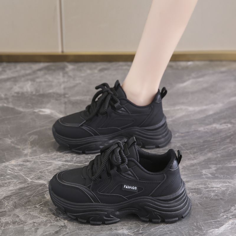 Ladies fashionable platform sneakers with breathable sole and non-slip outsole Mune Fashion