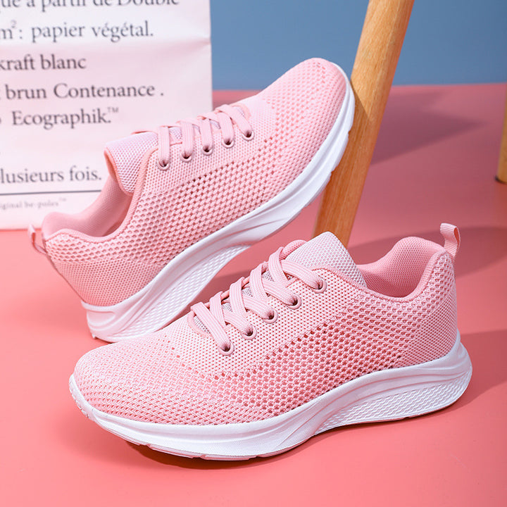 Women’s light knit everyday sneaker with seamless mesh upper material and cushioned comfort insole Mune Fashion