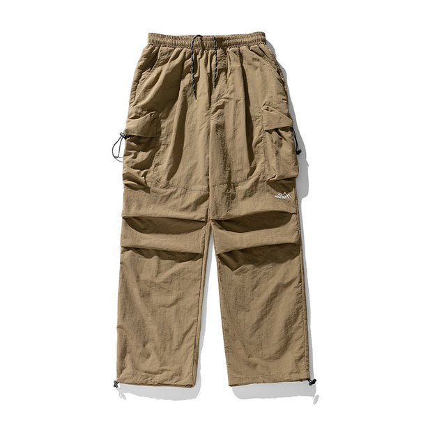 Unisex Technical Outdoor Cargo Pants with Elastic Waistband, Adjustable Hem and Multiple Pockets Mune Fashion