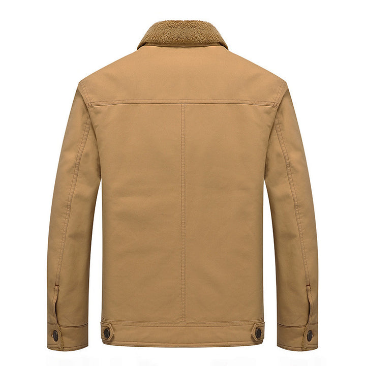 Men's transitional jacket with warm teddy lining Mune Fashion
