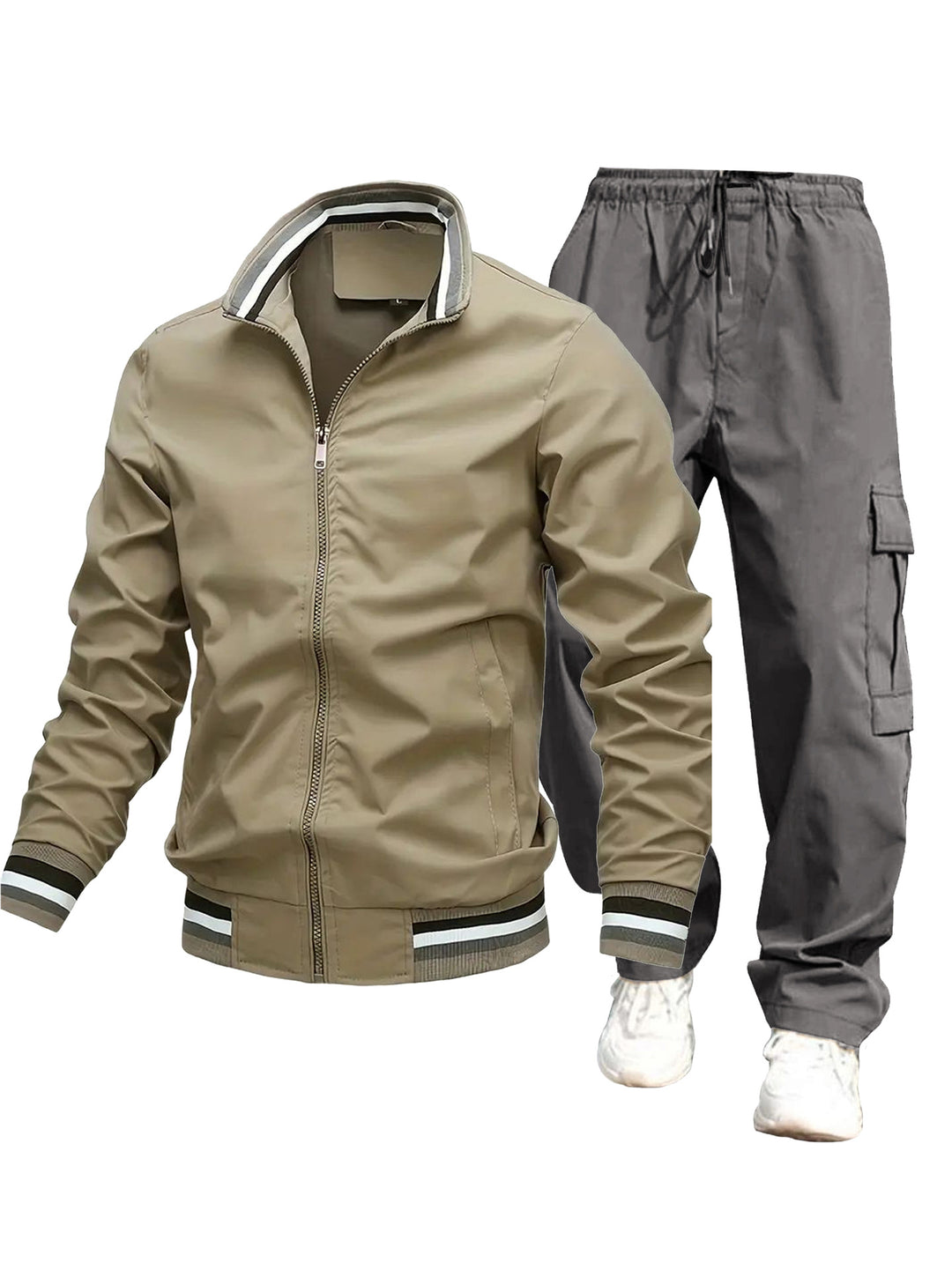 Men's Sports Jacket and Cargo Pants Mune Fashion
