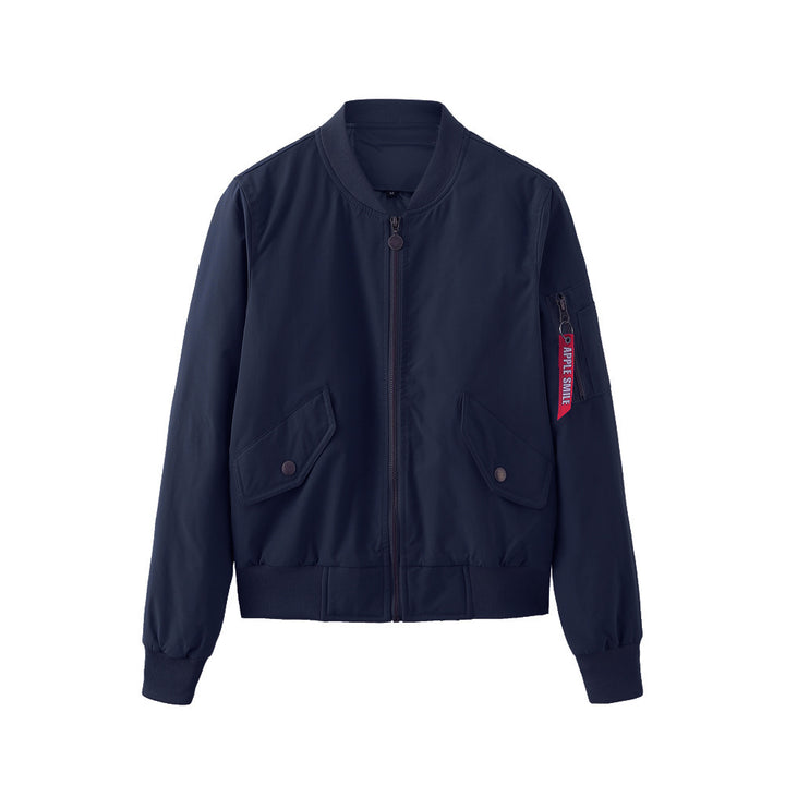Men's lightweight bomber jacket in classic blouson cut with arm pocket and welt pockets Mune Fashion