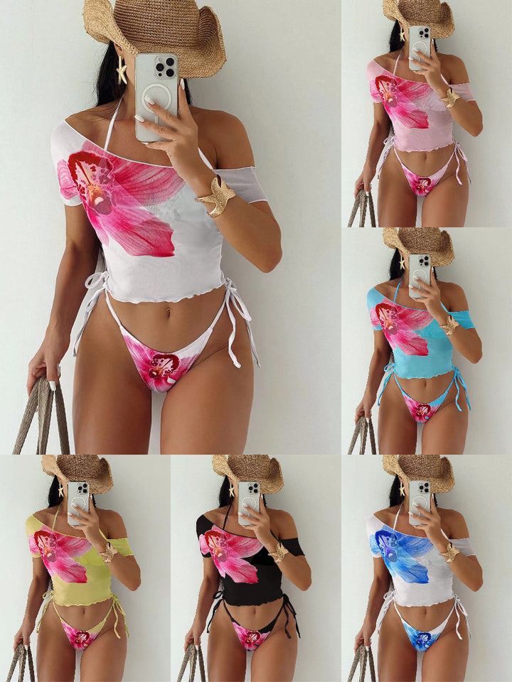 Women's top-bikini with floral design Mune Fashion