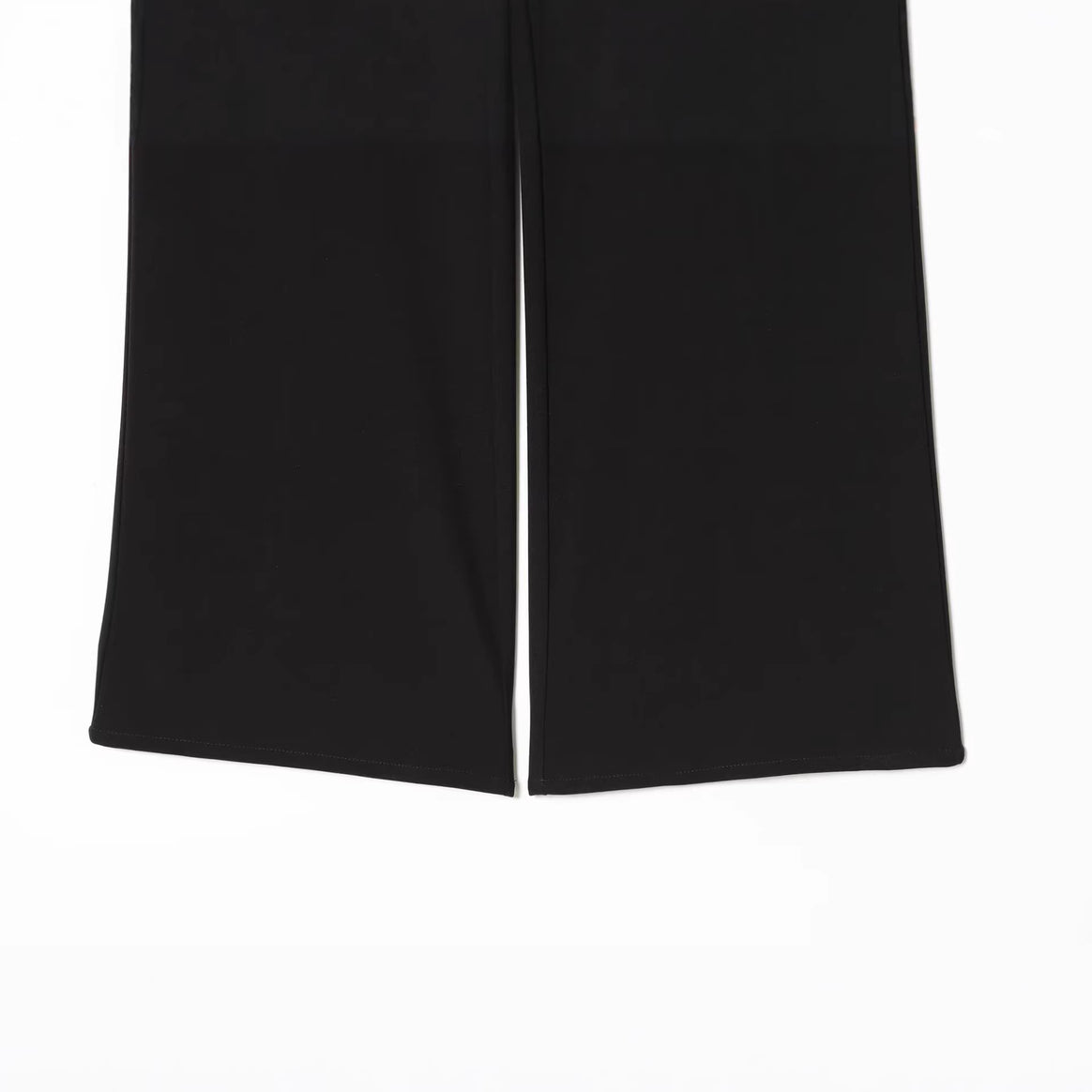 Women's Wide High-Waist Pants with Asymmetrical Wrap Skirt Overlay Mune Fashion