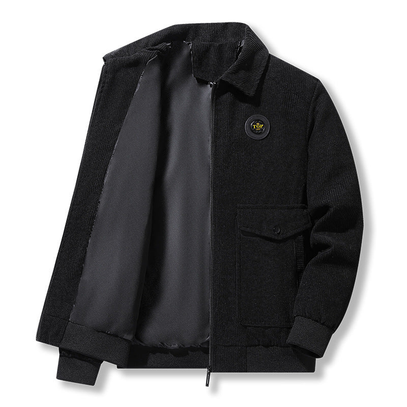 Men's fashionable cord jacket with practical pockets Mune Fashion