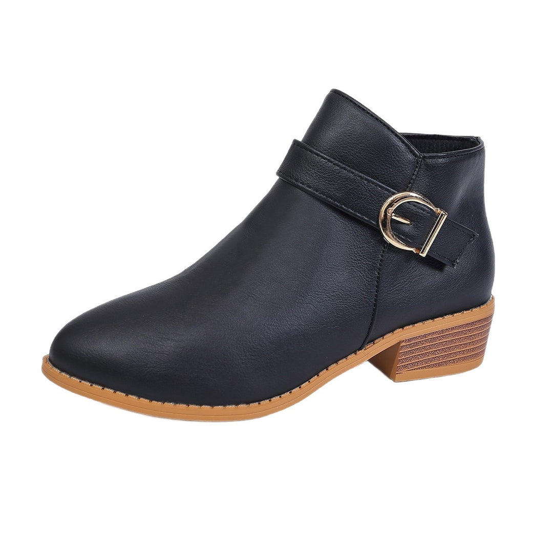 Women Elegant and Comfortable Ankle Boots Mune Fashion