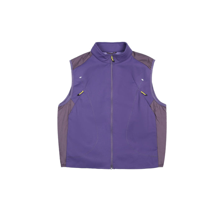 Women's lightweight technical functional vest with stand-up collar, two-way zipper, and zippered pockets Mune Fashion