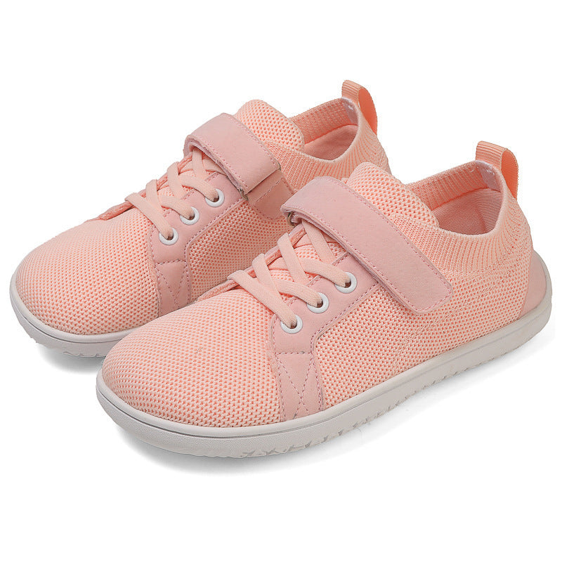 Women's knitted sneakers with adaptive fit, one-handed Velcro closure, and flexible rolling sole Mune Fashion
