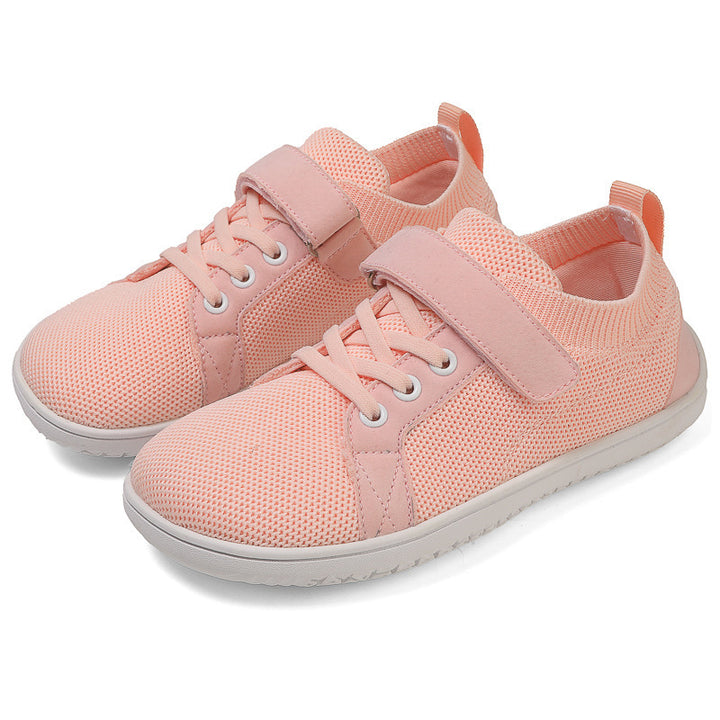 Women's knitted sneakers with adaptive fit, one-handed Velcro closure, and flexible rolling sole Mune Fashion