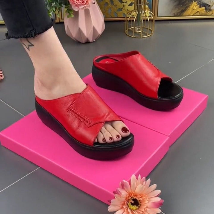 Women's orthopedic comfort mules with anatomical footbed Mune Fashion