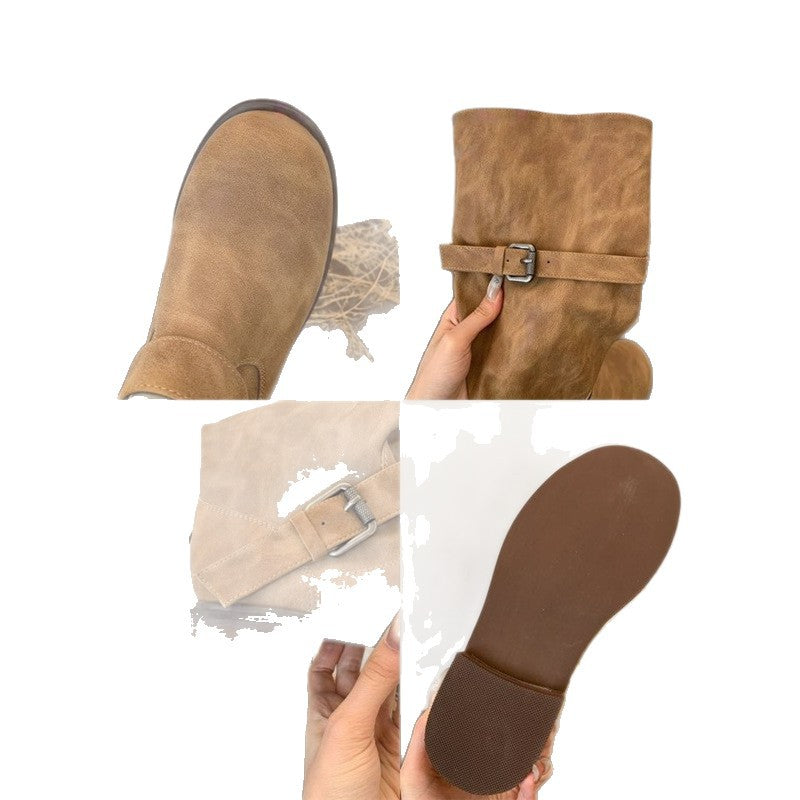Women Tactical Utility Boots with Adjustable Instep Strap and Robust Profile Mune Fashion