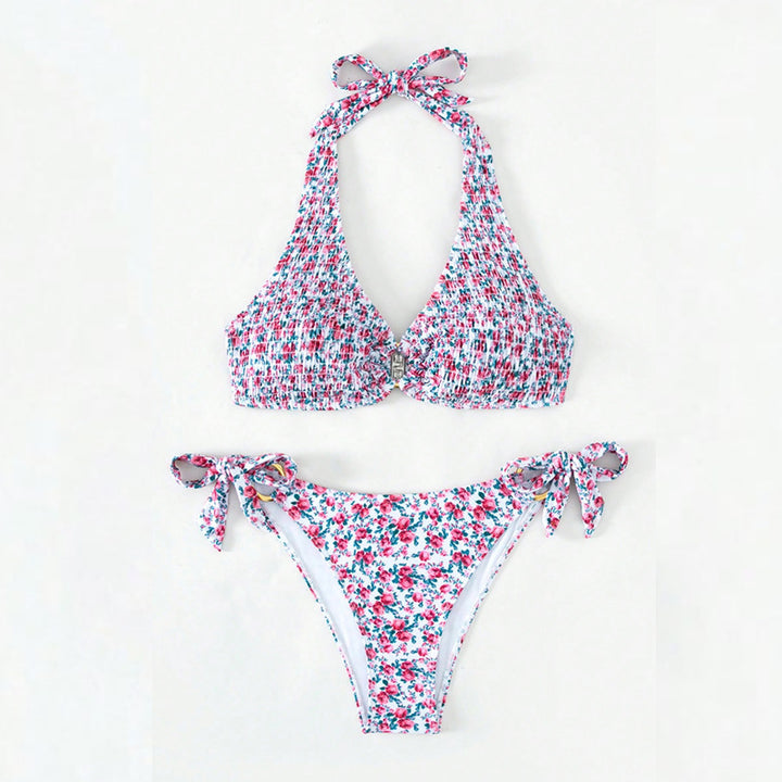 Women's Triangle Bikini Set with Playful Ruffle Details Mune Fashion
