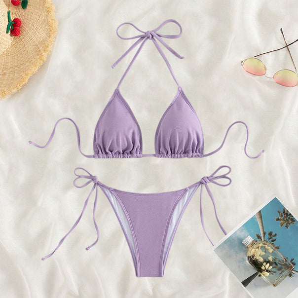 Women's Triangle Bikini Set Mune Fashion